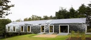 Highly postmodernist Balancing Barn by MVRDV