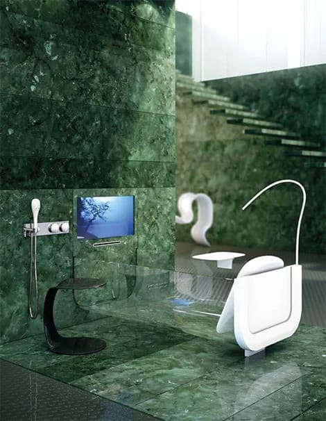 Clear Glass Bathtubs by Glass Idromassaggio – Allos Bathtub