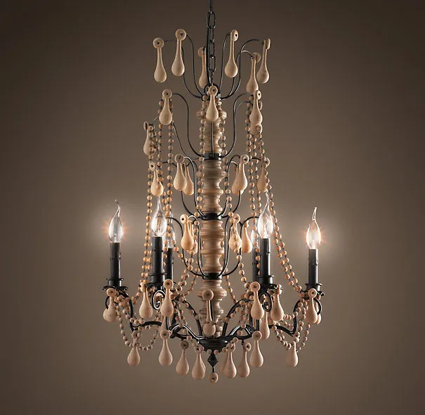 Wood and Crystal Chandeliers are a Natural, Elegant Lighting Option
