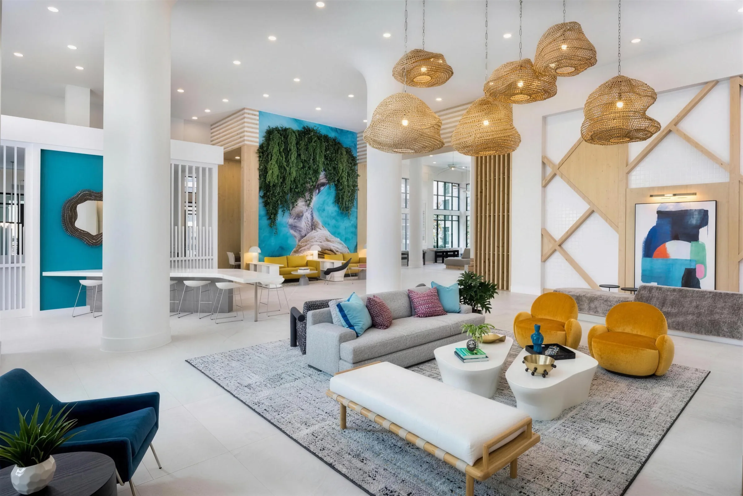 Aventon Opal residents' lounge by Beasley & Henley