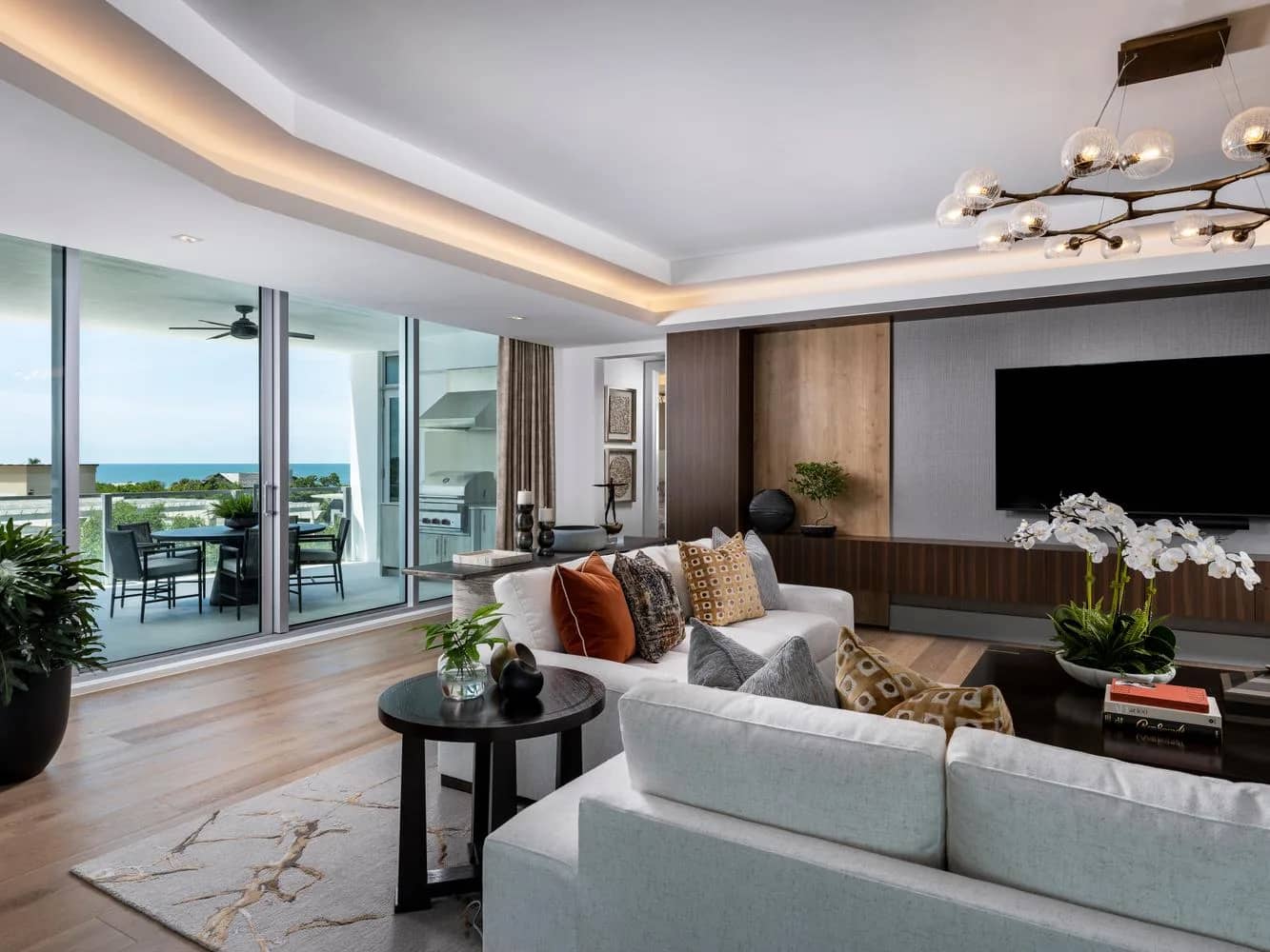 Ritz-Carlton Residences Naples — Side Living Room