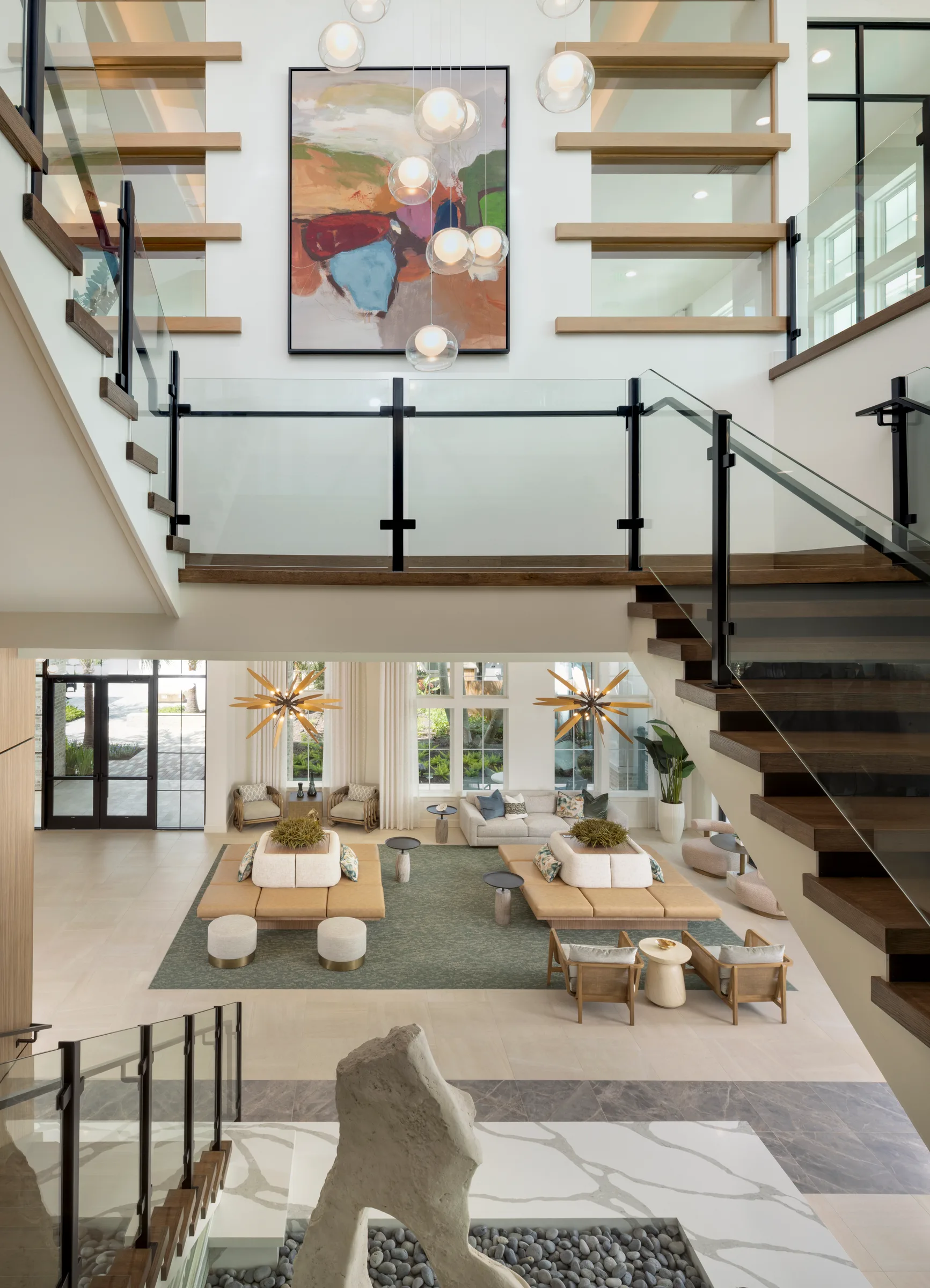 The Rowen — Staircase View