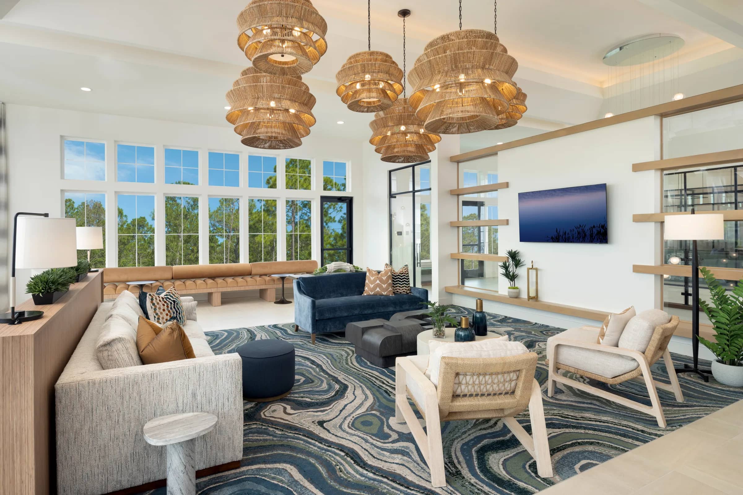 The Rowen — Clubhouse Sitting Area
