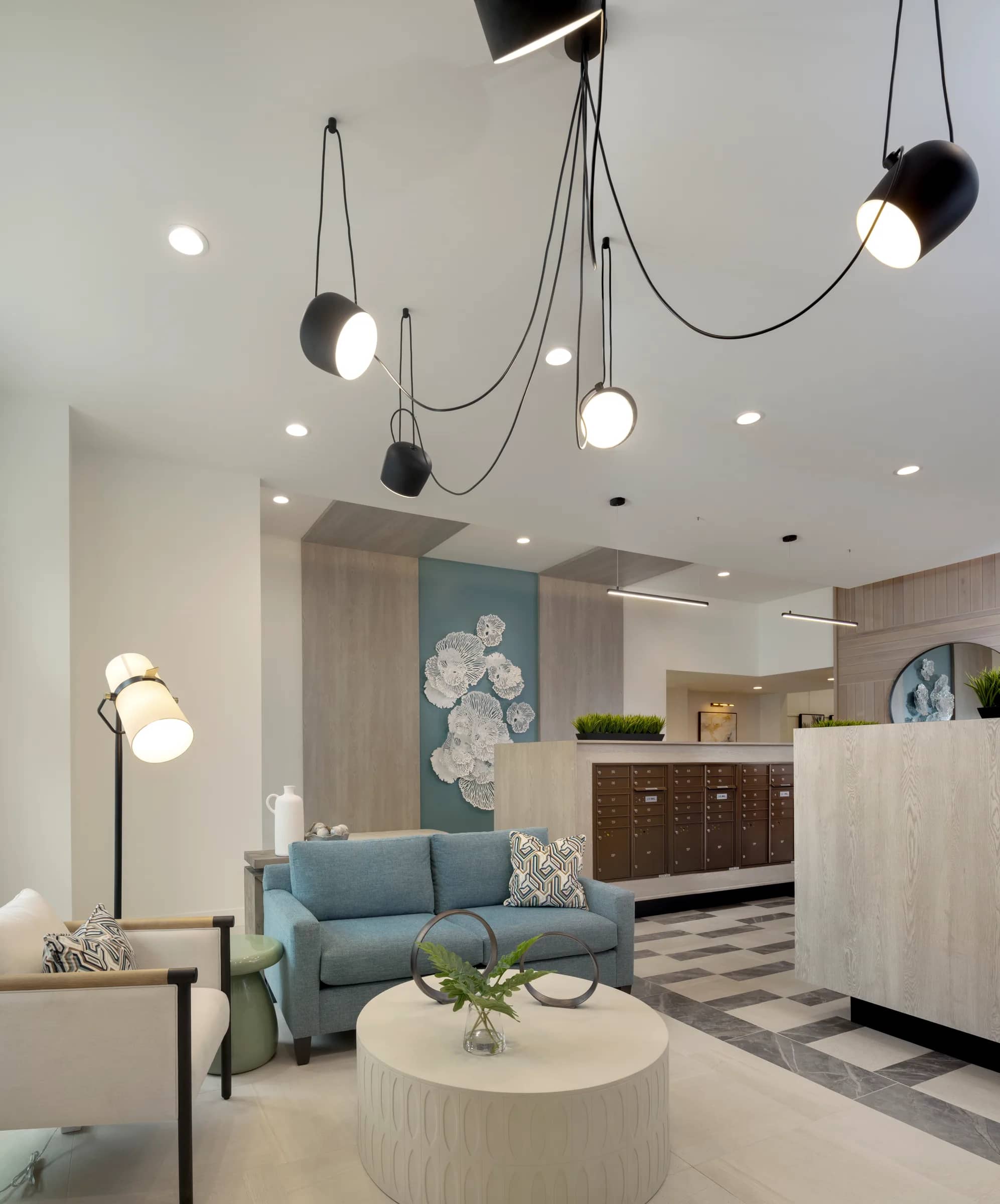 The Rowen — Mail Room Seating
