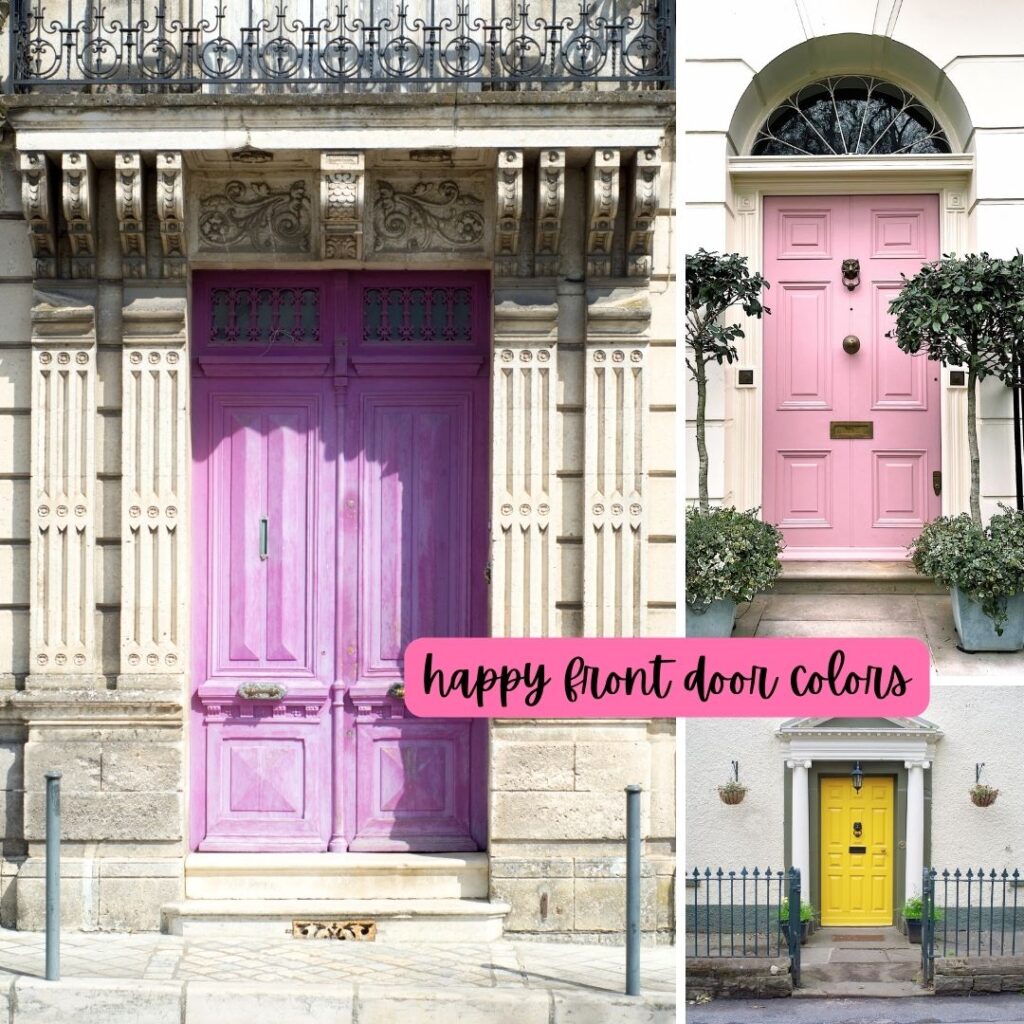 happy front door colors